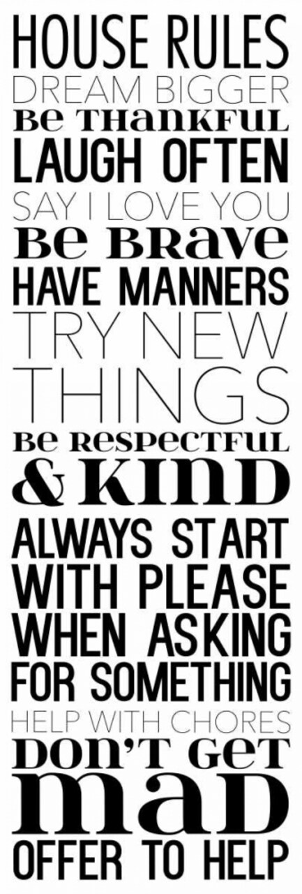 House Rules Dream BW Poster Print by Jace Grey - Item # VARPDXJGPL282B2